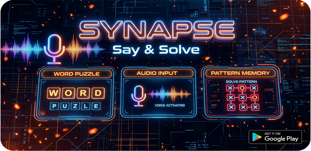 Say & Solve SYNAPSE Feature Graphic